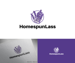 Logo Design by rhycoz for HomespunLass | Design: #18042300
