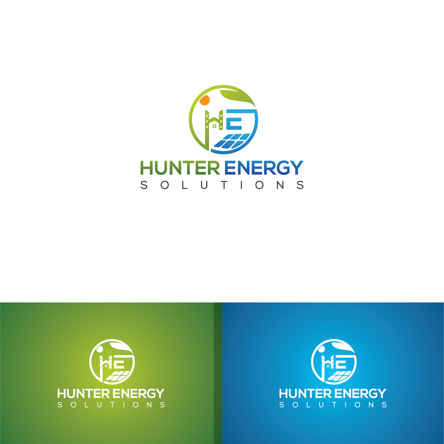 Logo Design by Deziners Zone for Hunter Energy Solutions | Design #18037759