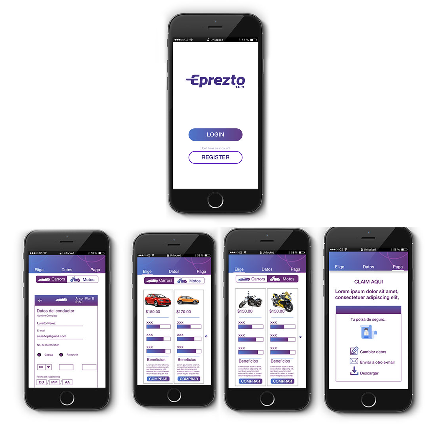 Diseño de aplicación (App) por designgreen para este proyecto | Diseño #18110812