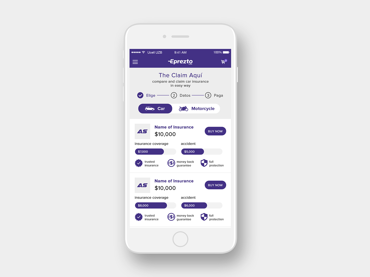 Diseño de aplicación (App) por Lauren para este proyecto | Diseño #18122959