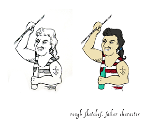 Character Design by shere