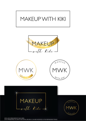 MWK / Makeup With Kiki | Logo Design by Wild Geek