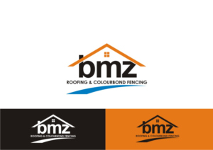 Logo-Design von rgrider für BMZ roofing & colourbond fencing  | Design #18028864