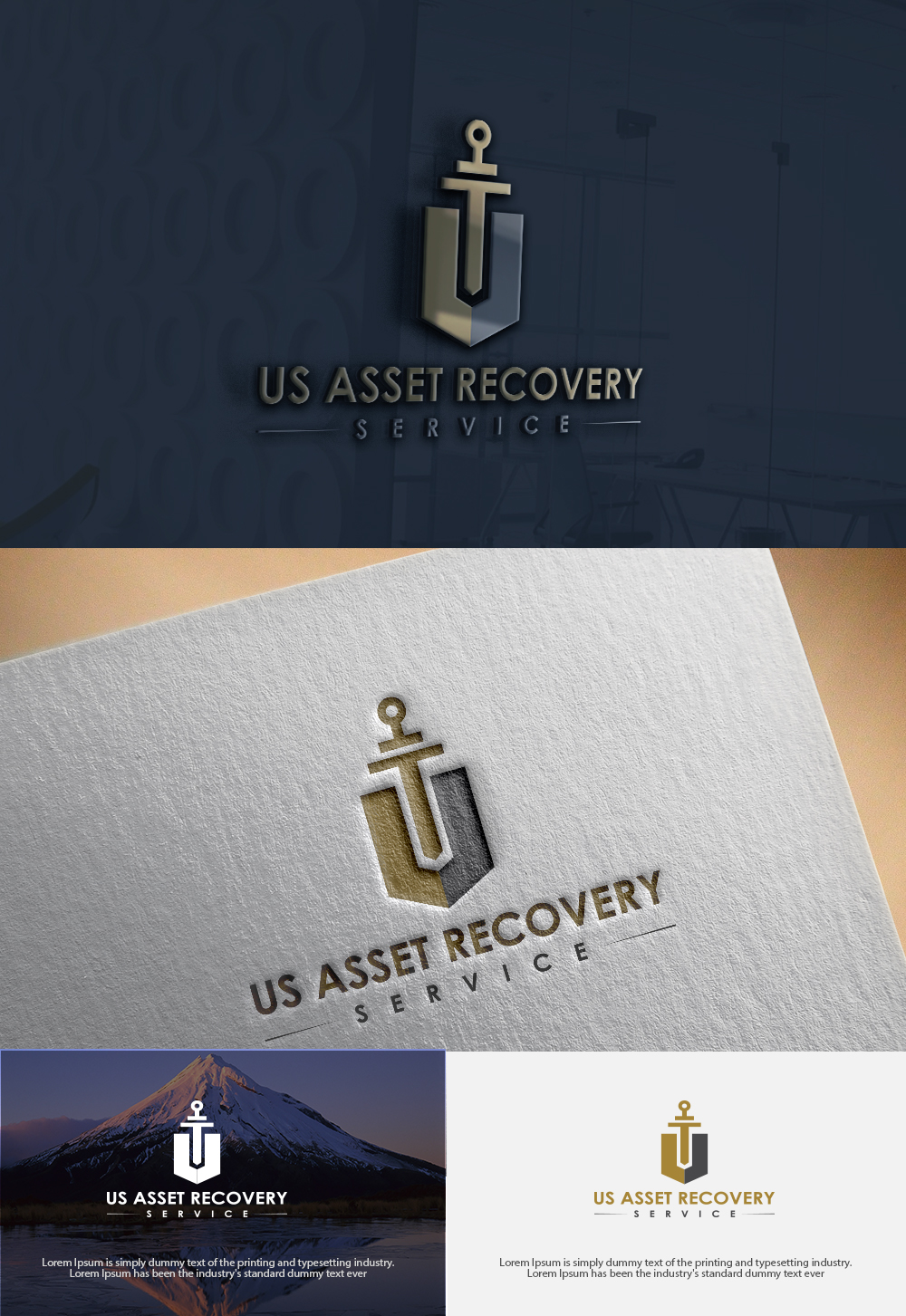Logo Design by dr ghulam mustafa sahab for US Asset Recovery Service | Design #18045569