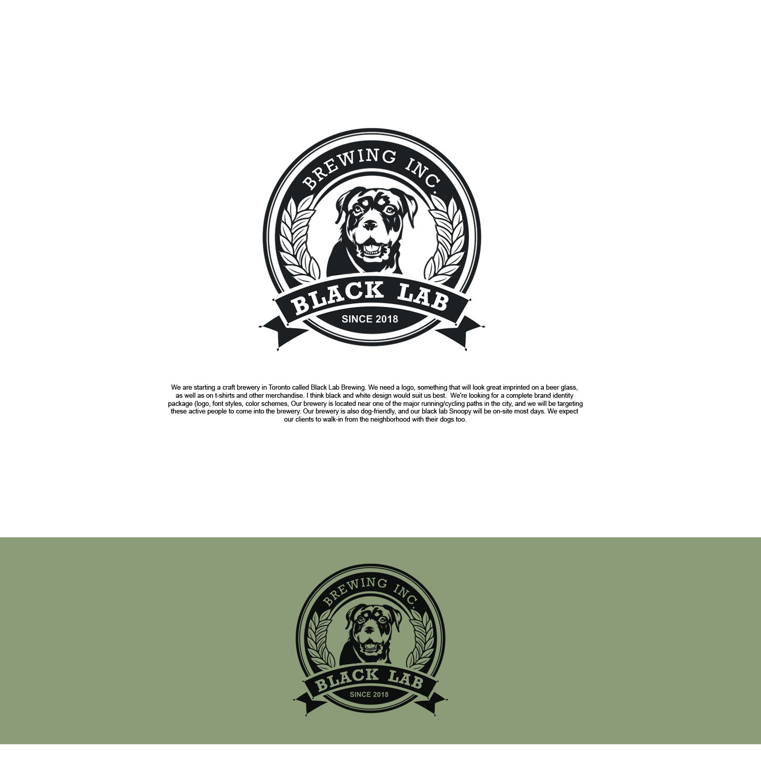Design de Logo par graphic.art13 pour Black Lab Brewing  | Design #18187731