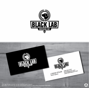 Logo-Design von MBARO für Black Lab Brewing  | Design #18294522