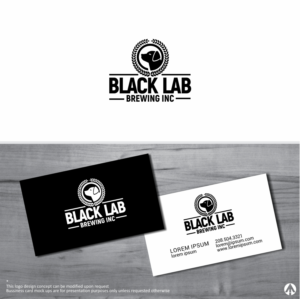 Logo Design by MBARO for Black Lab Brewing  | Design: #18294523