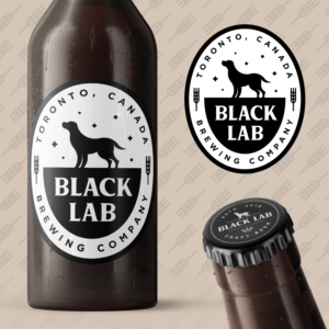 Logo Design by The Brand Strategist for Black Lab Brewing  | Design: #18206379