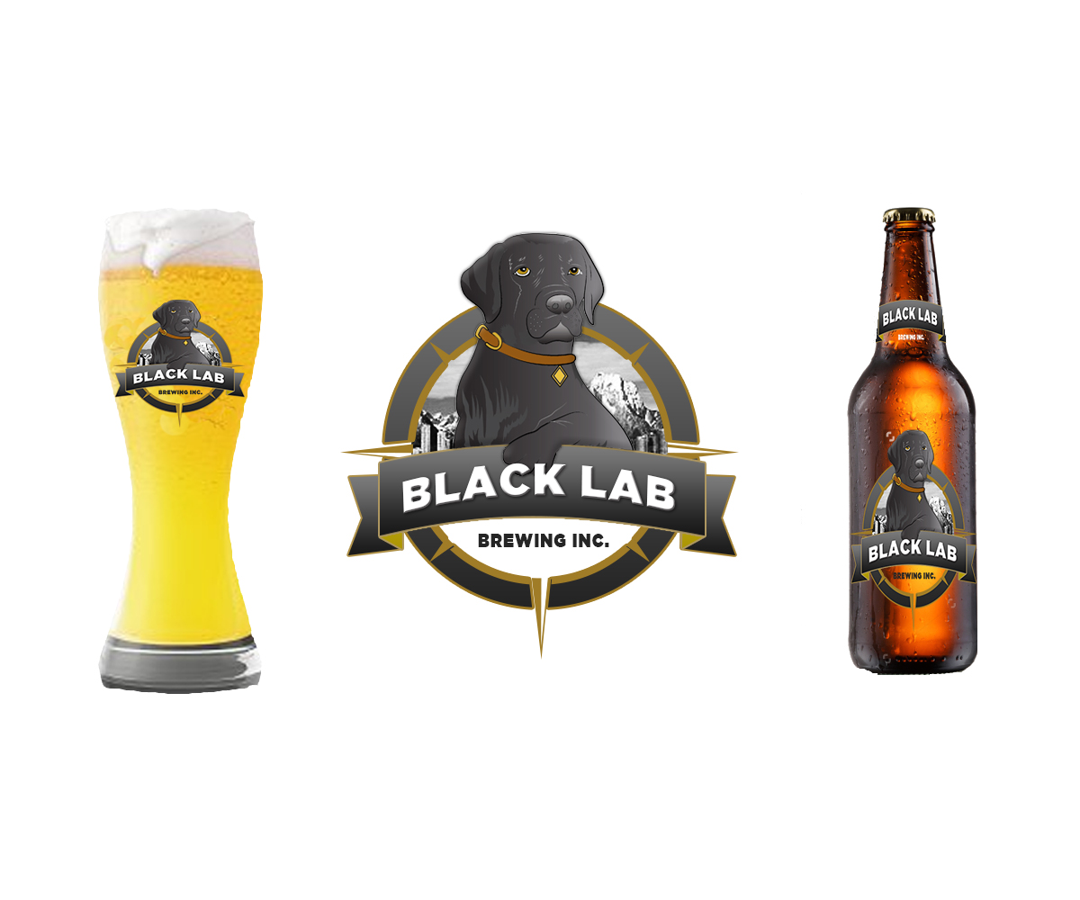 Logo Design by Wenfeii for Black Lab Brewing  | Design #18202670