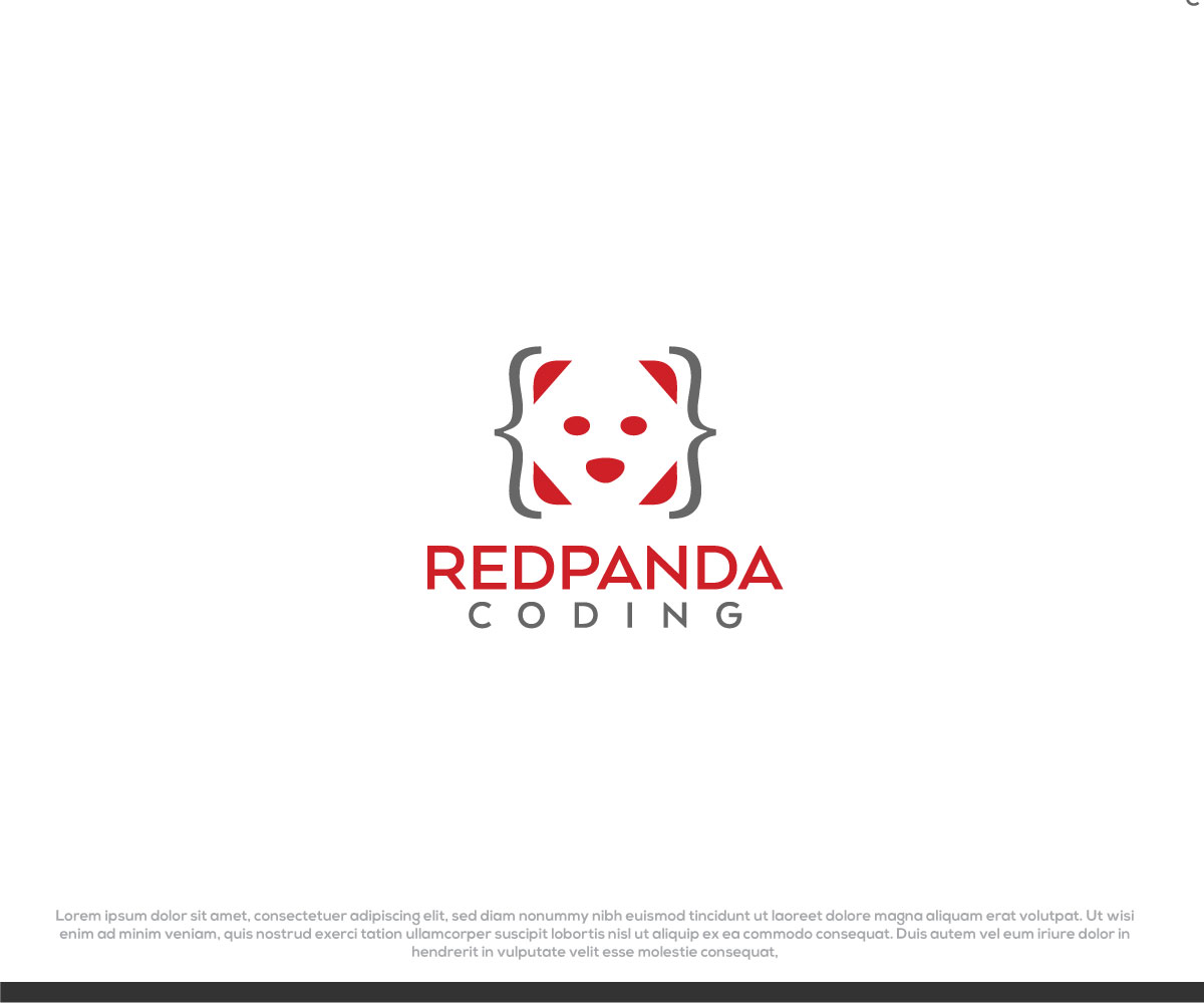 Logo-Design von Niizam's für RedPanda Coding | Design #18044098