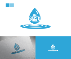 Logo Design by rhycoz for In Depth Pools  | Design: #18034286