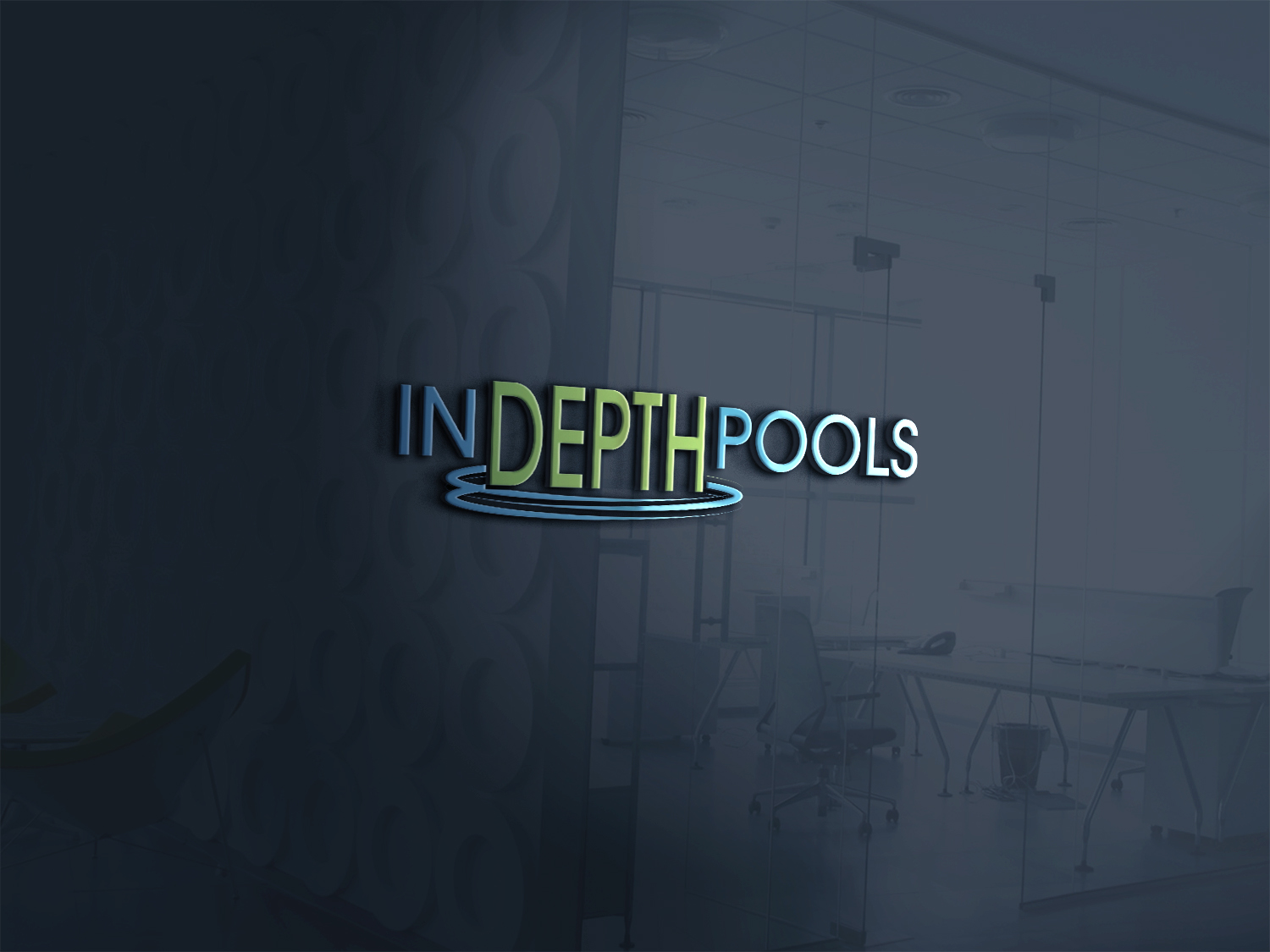 Logo Design by Aleezay Production for In Depth Pools  | Design #18036387