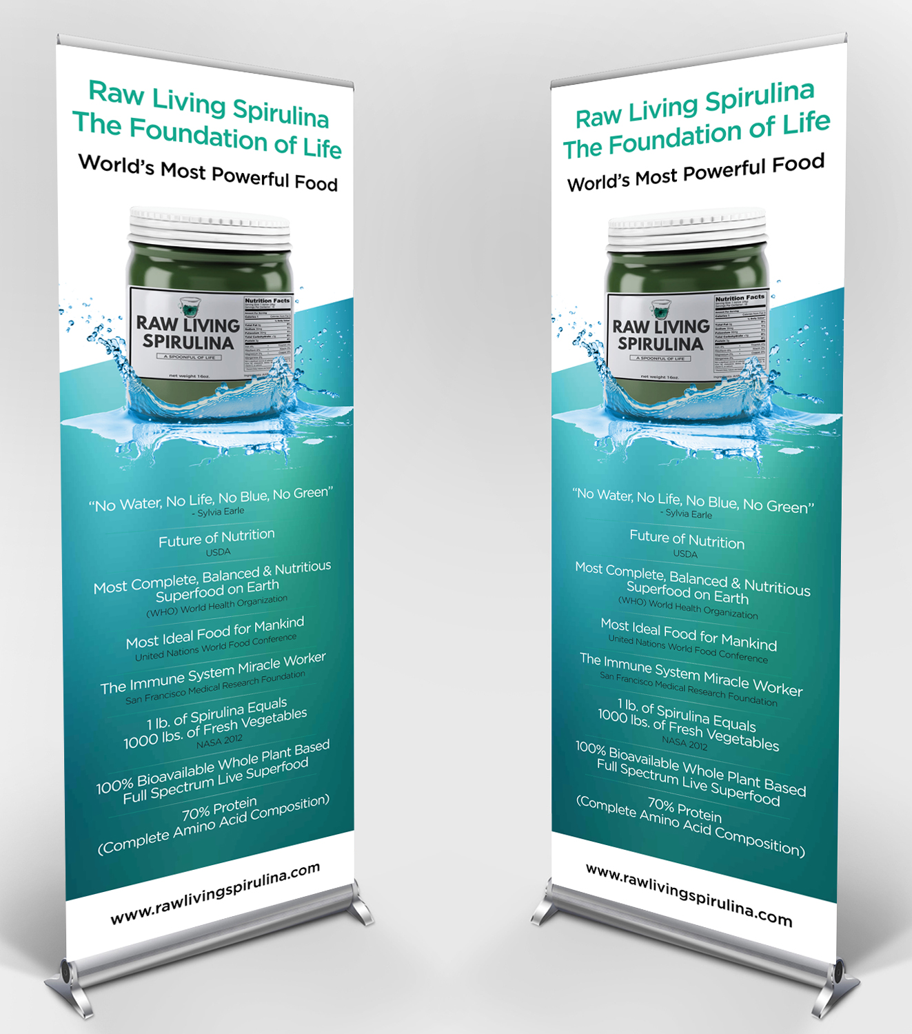 Billboard Design by PAS-CREATIVE for Raw Living Spirulina | Design: #18063114