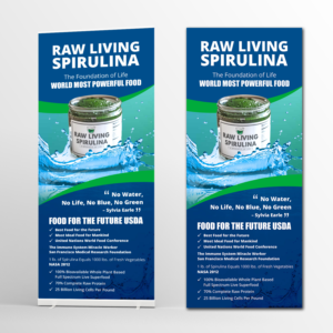 Billboard Design by ecorokerz for Raw Living Spirulina | Design: #18037391