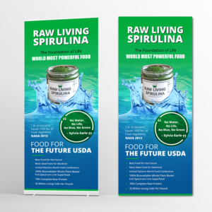 Billboard Design by ecorokerz for Raw Living Spirulina | Design: #18048808