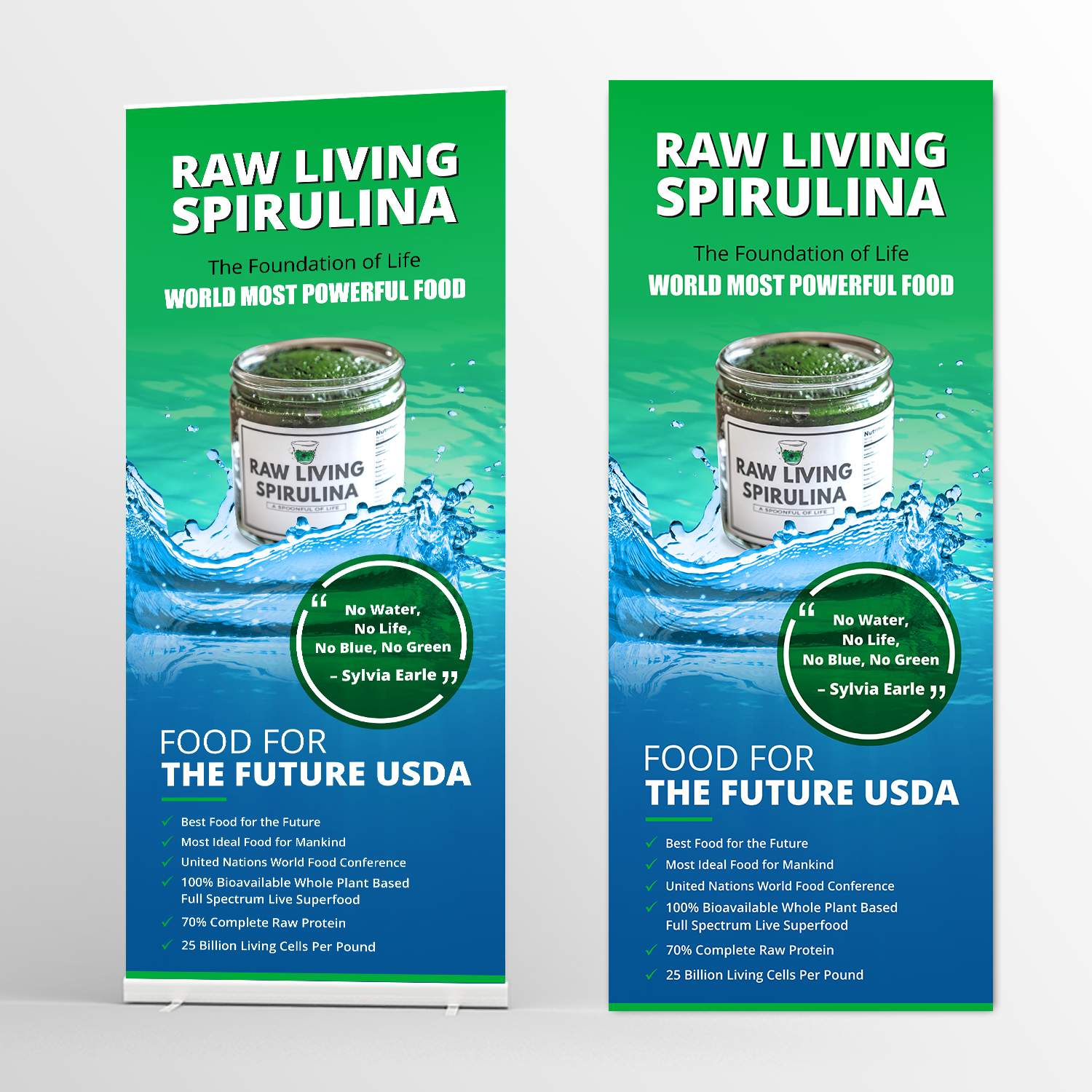 Billboard Design by ecorokerz for Raw Living Spirulina | Design #18048810