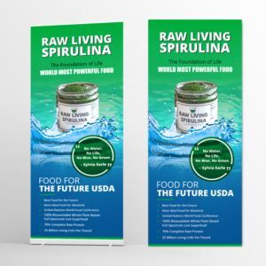 Billboard Design by ecorokerz for Raw Living Spirulina | Design: #18048810