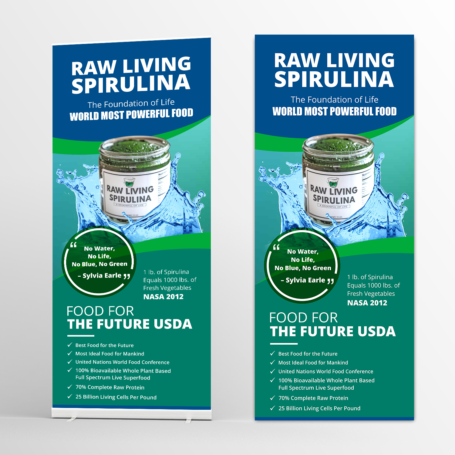 Billboard Design by ecorokerz for Raw Living Spirulina | Design #18048811