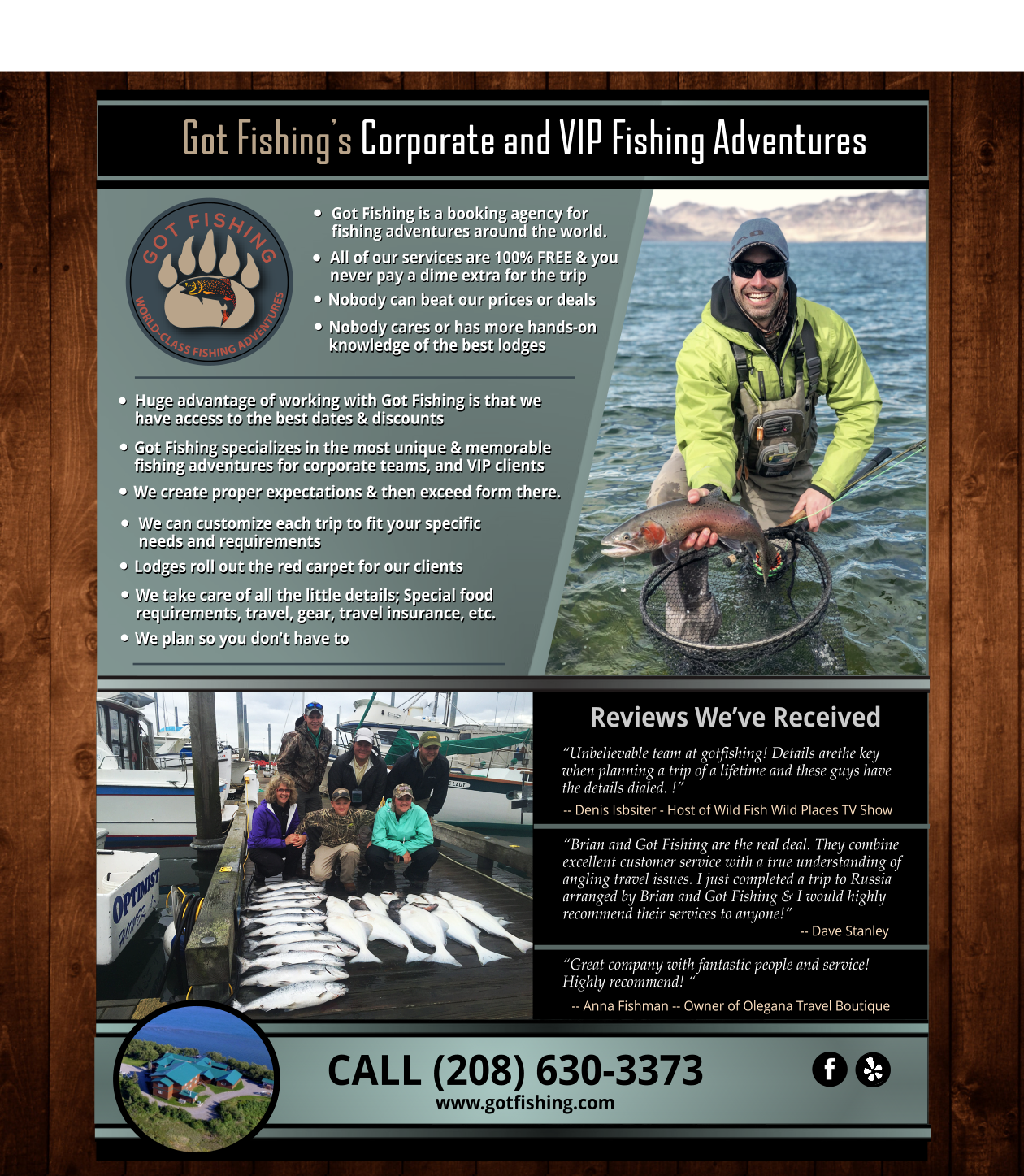 Design de Flyer par designs123 pour Got Fishing | Design #19520326