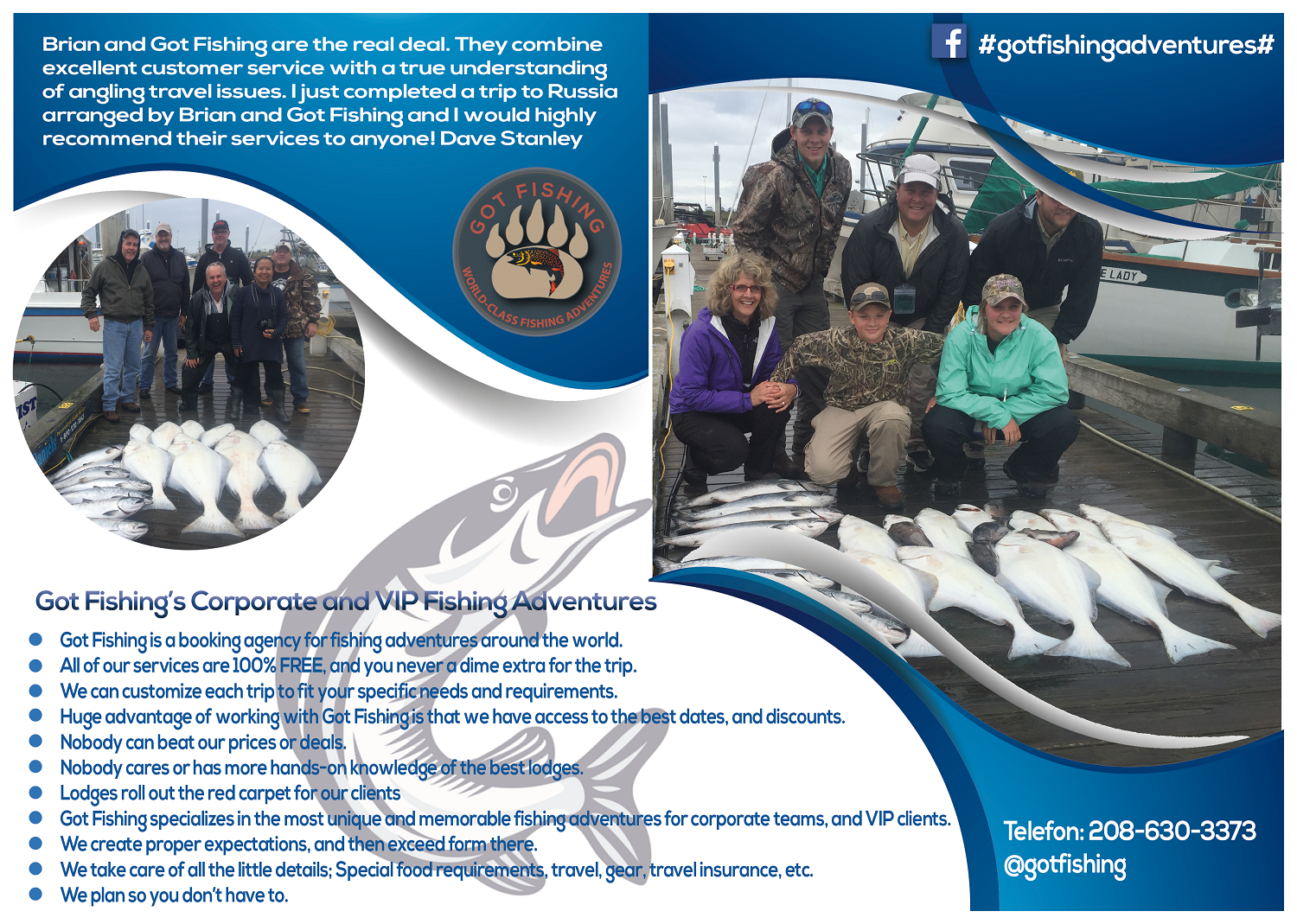 Flyer Design by Grebowiec Peter for Got Fishing | Design #19586055