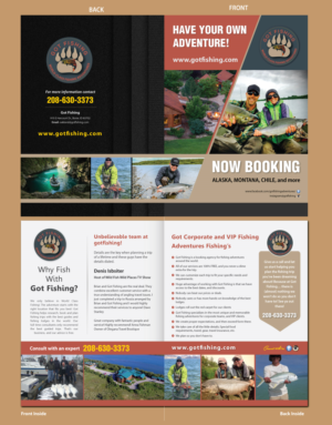 Got Fishing - World Class Fishing Adventures needs a one of a kind Flyer/Brochure  | Diseño de Flyer por meet007