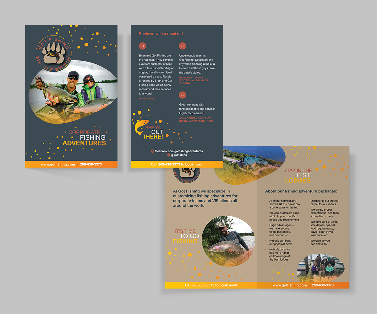 Flyer Design by Daniel 21 for Got Fishing | Design #19586359