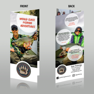Got Fishing - World Class Fishing Adventures needs a one of a kind Flyer/Brochure  | Diseño de Flyer por Javelin Studio