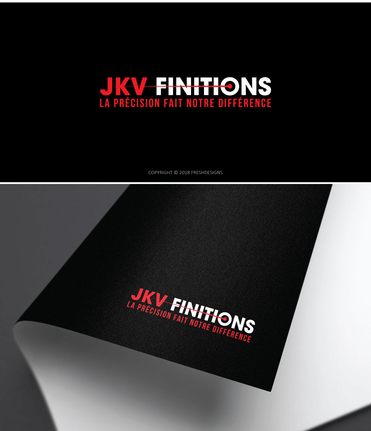 Logo Design by FreshDesignss for JKV FINITIONS | Design: #18047066