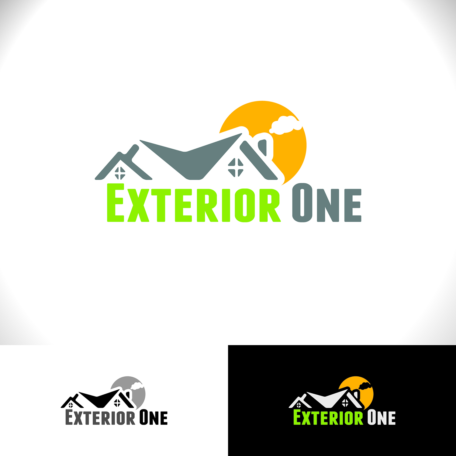 Logo Design by MTu for Exterior One | Design #18054591