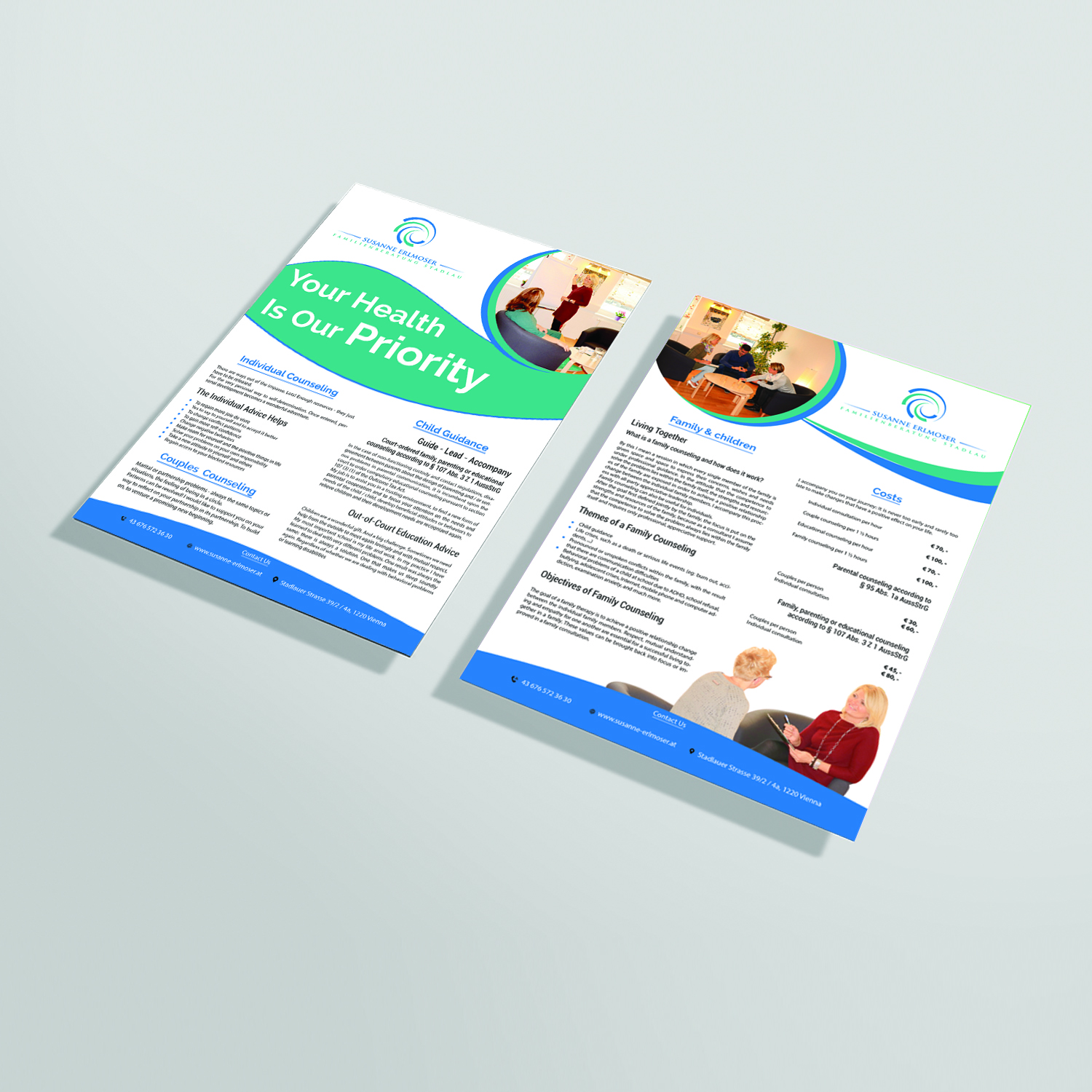 Flyer Design by creative.bugs for Familienberatung Stadlau | Design #18368112
