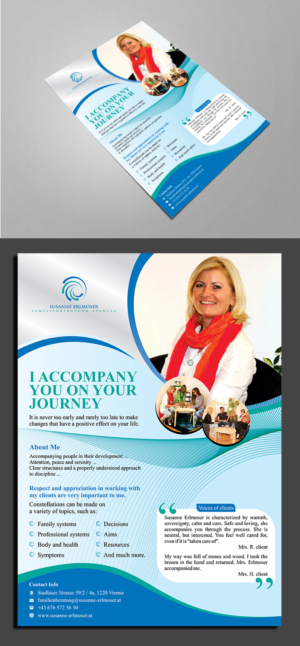 Flyer für Familienberatung | Flyer-Design von ecorokerz