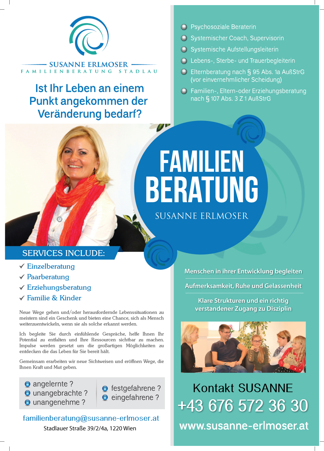 Flyer Design by meet007 for Familienberatung Stadlau | Design #18367922