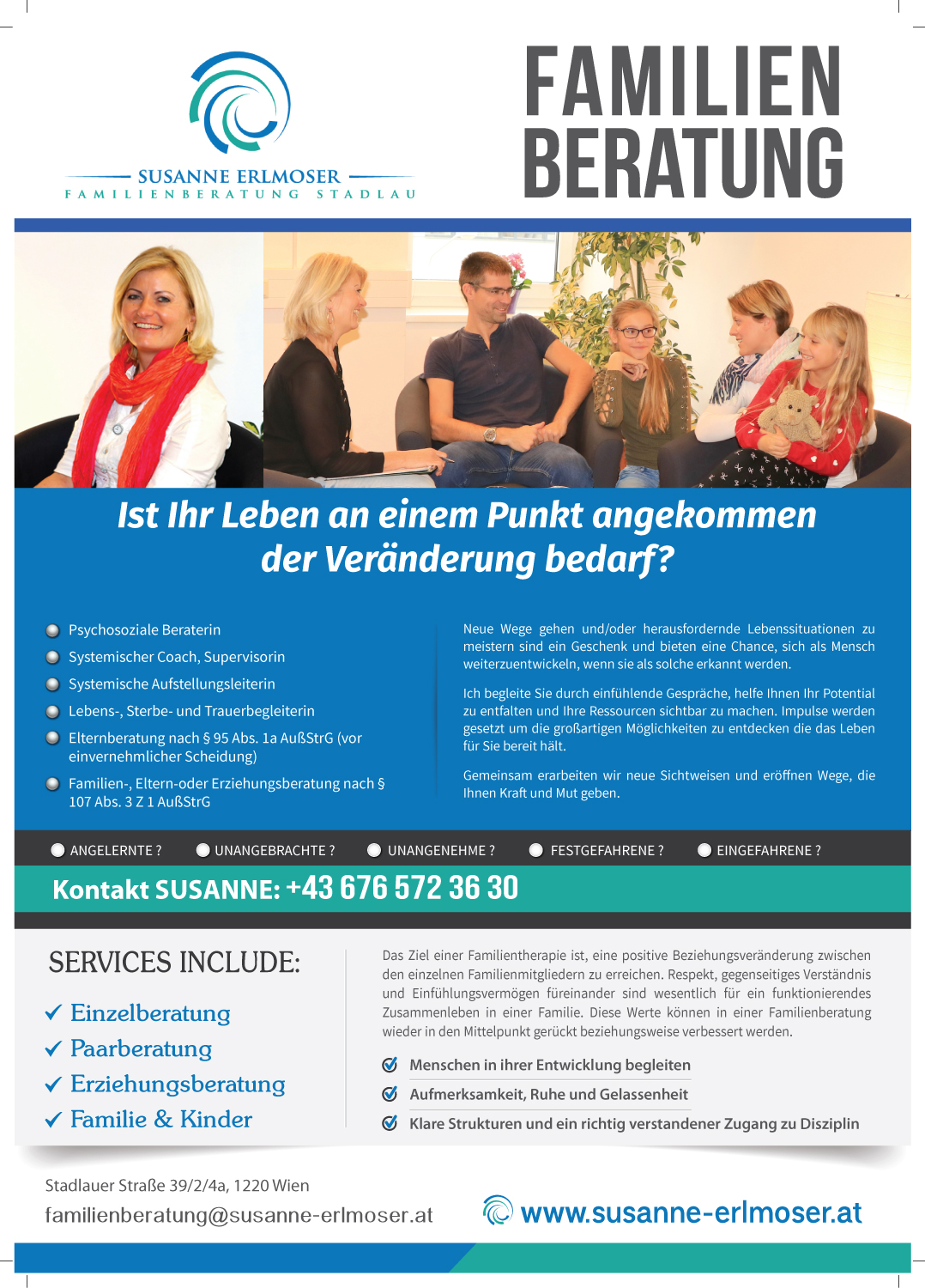Flyer Design by meet007 for Familienberatung Stadlau | Design #18368940