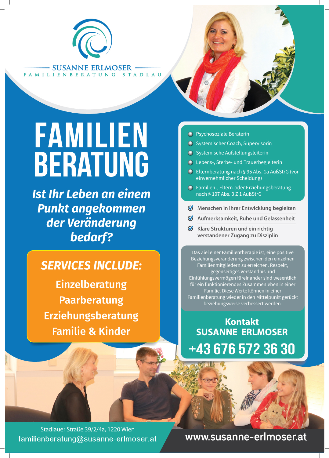 Flyer Design by meet007 for Familienberatung Stadlau | Design #18370452