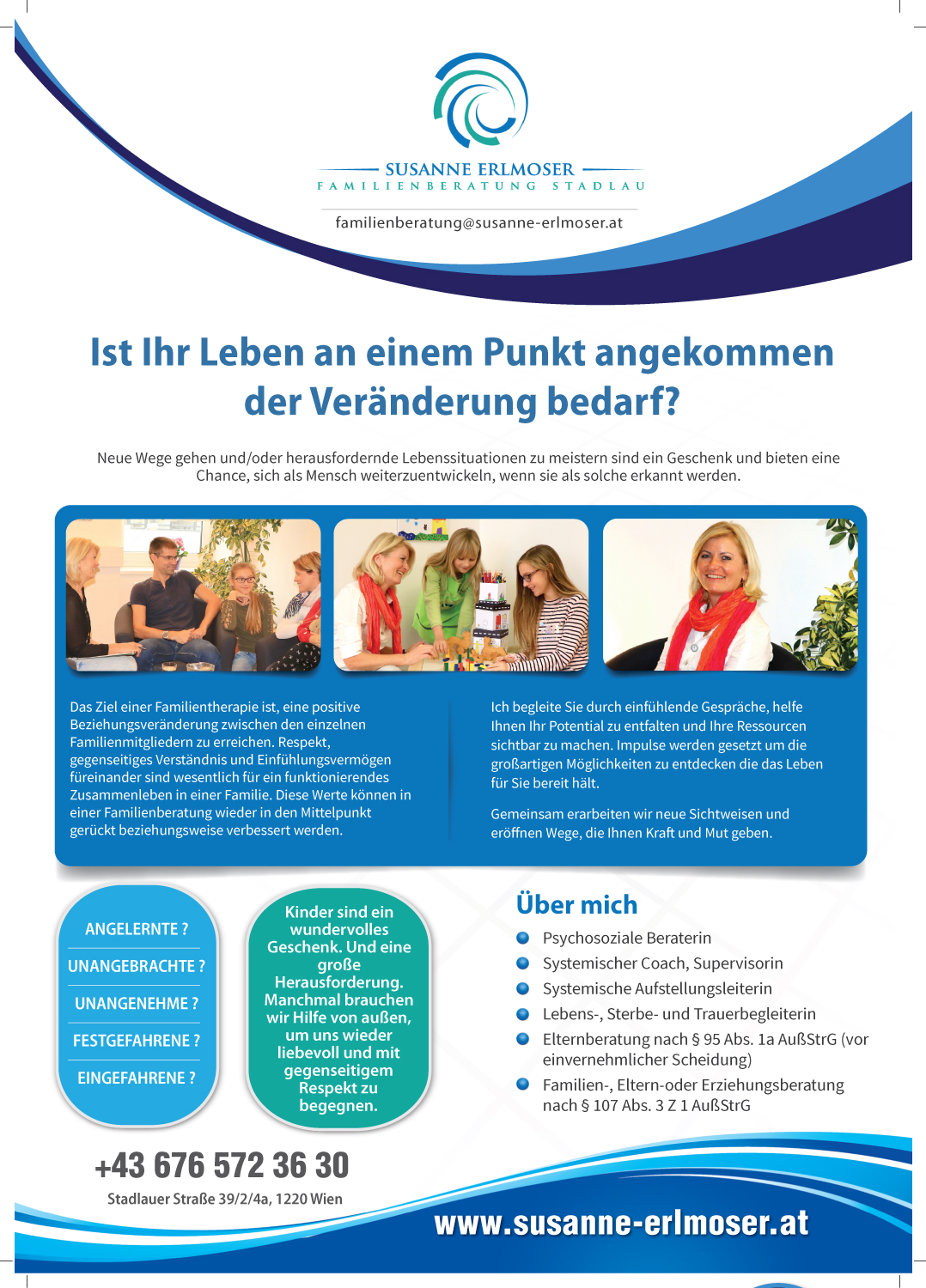 Diseño de Flyer por meet007 para Familienberatung Stadlau | Diseño #18371175