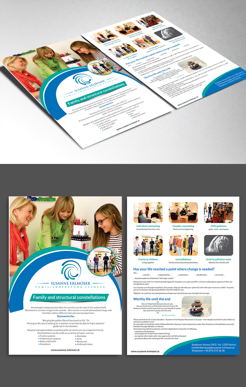 Flyer Design by CreativeKnot 2 for Familienberatung Stadlau | Design #18365929