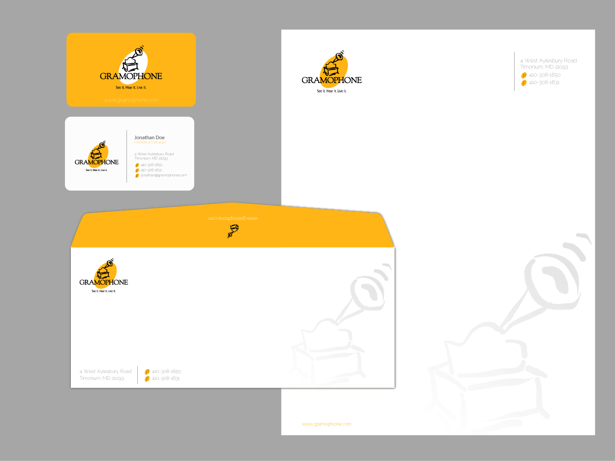 Stationery Design by Nila for Gramophone | Design #647001