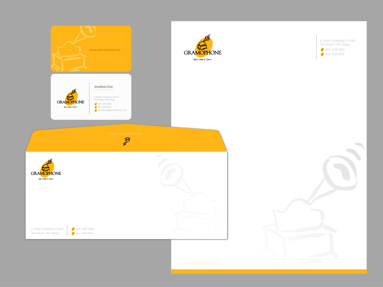 Stationery Design by Nila for Gramophone | Design #654842