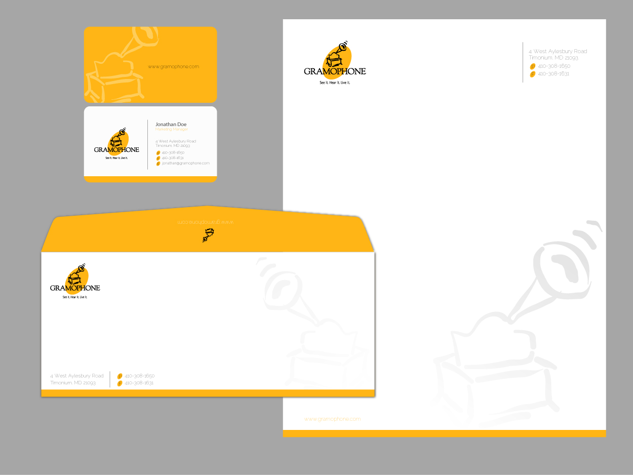 Stationery Design by Nila for Gramophone | Design #654864
