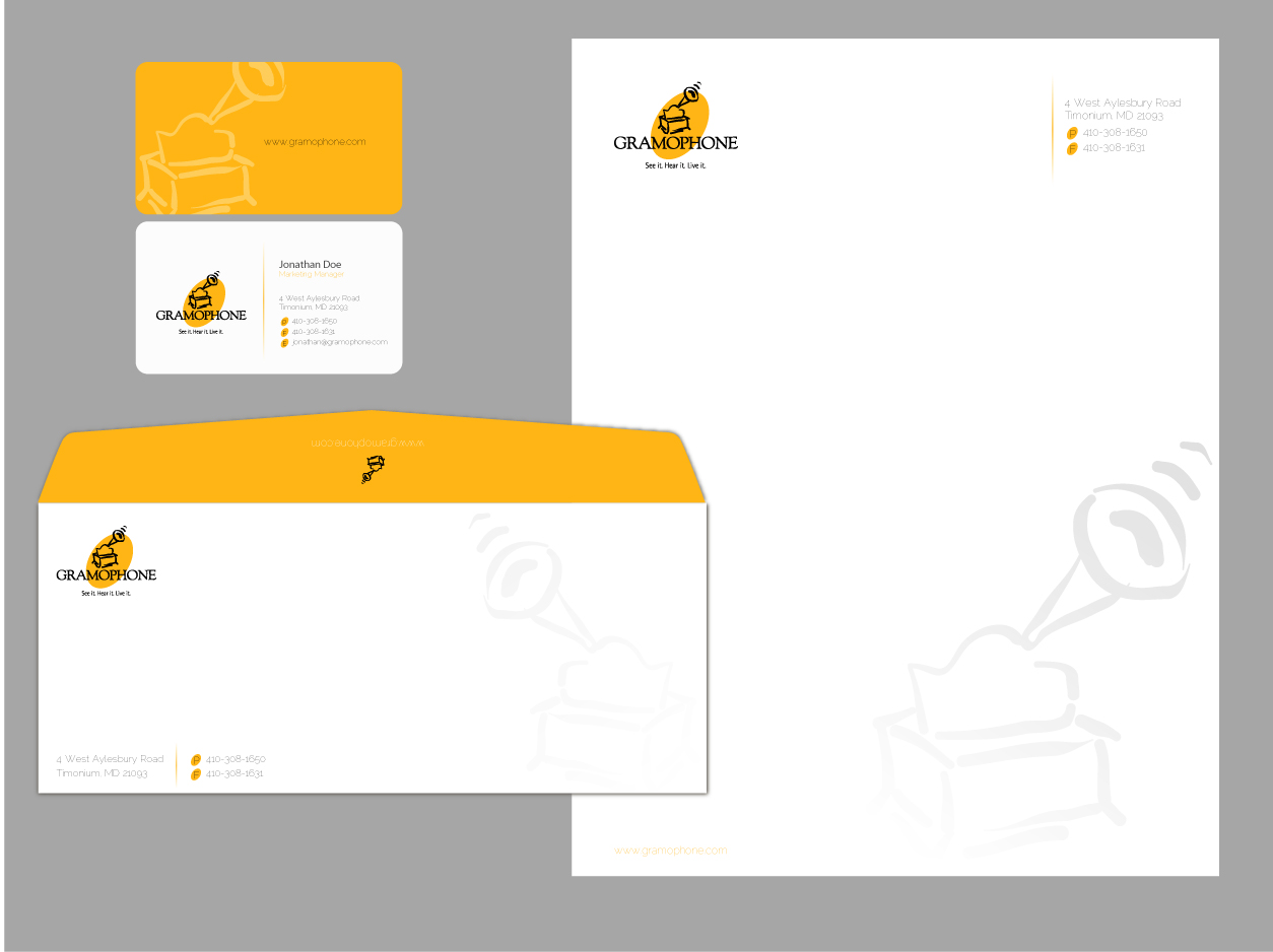 Stationery Design by Nila for Gramophone | Design #655425