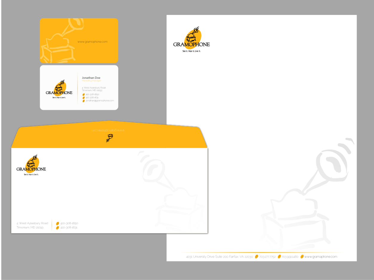 Stationery Design by Nila for Gramophone | Design #655429