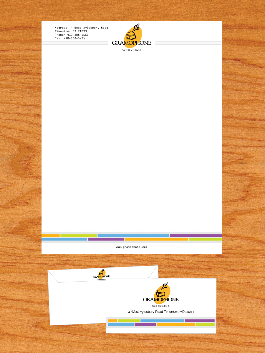Stationery Design by Young Creations for Gramophone | Design #670860