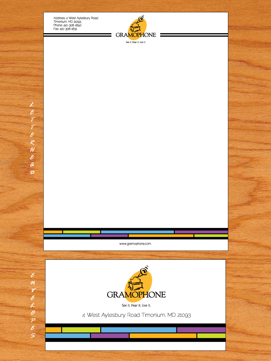 Stationery Design by Young Creations for Gramophone | Design #907647