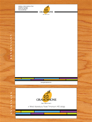 Stationery Design by Young Creations for Gramophone | Design: #907647