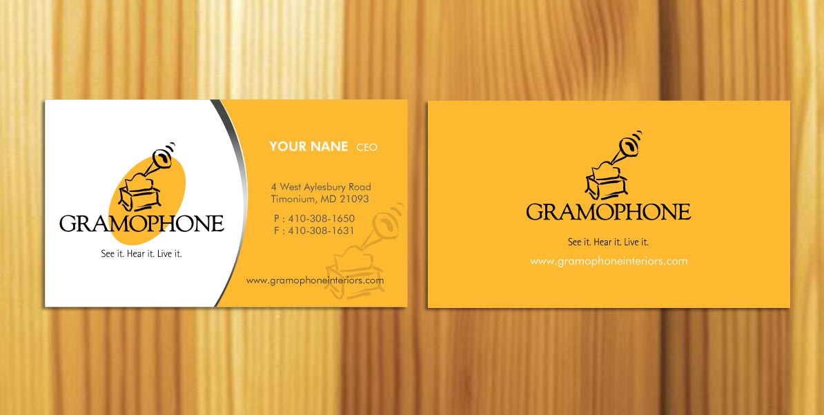 Stationery Design by Sbss for Gramophone | Design #647189