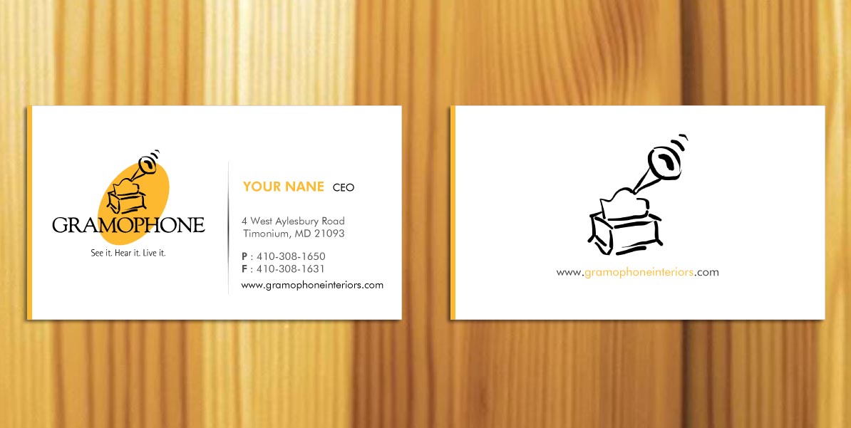 Stationery Design by Sbss for Gramophone | Design #647198