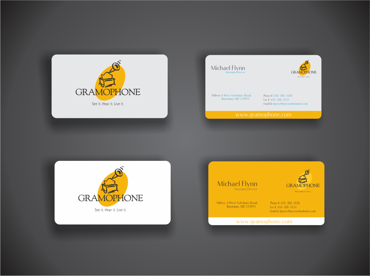Stationery Design by Naavyd for Gramophone | Design #647083
