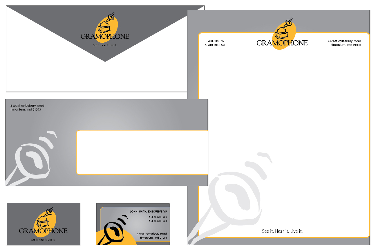 Stationery Design by DCD for Gramophone | Design #651955
