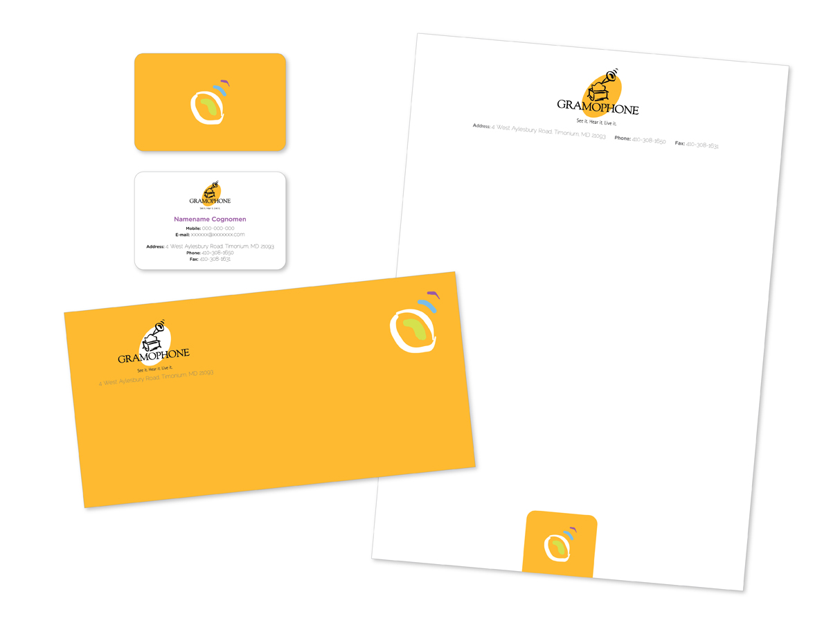 Stationery Design by vali for Gramophone | Design #649135