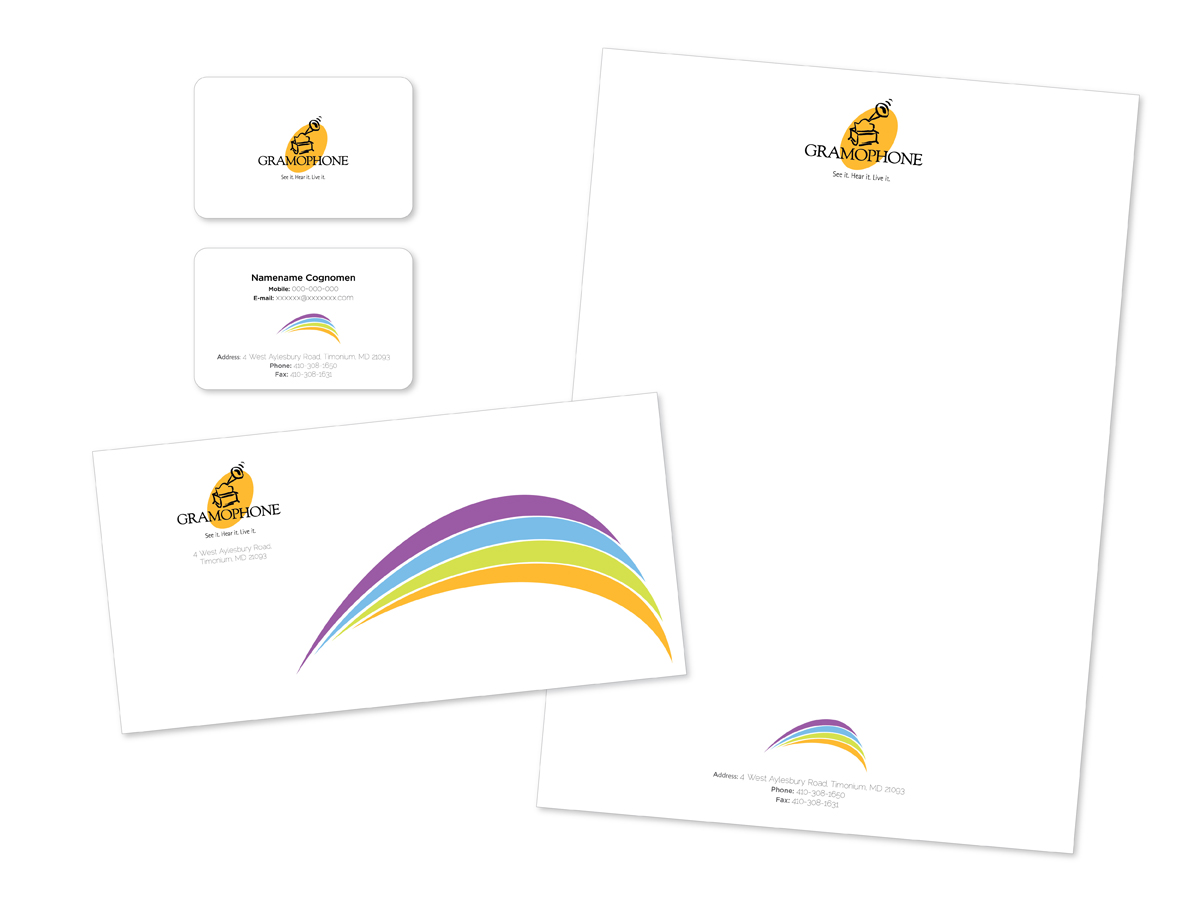 Stationery Design by vali for Gramophone | Design #649145